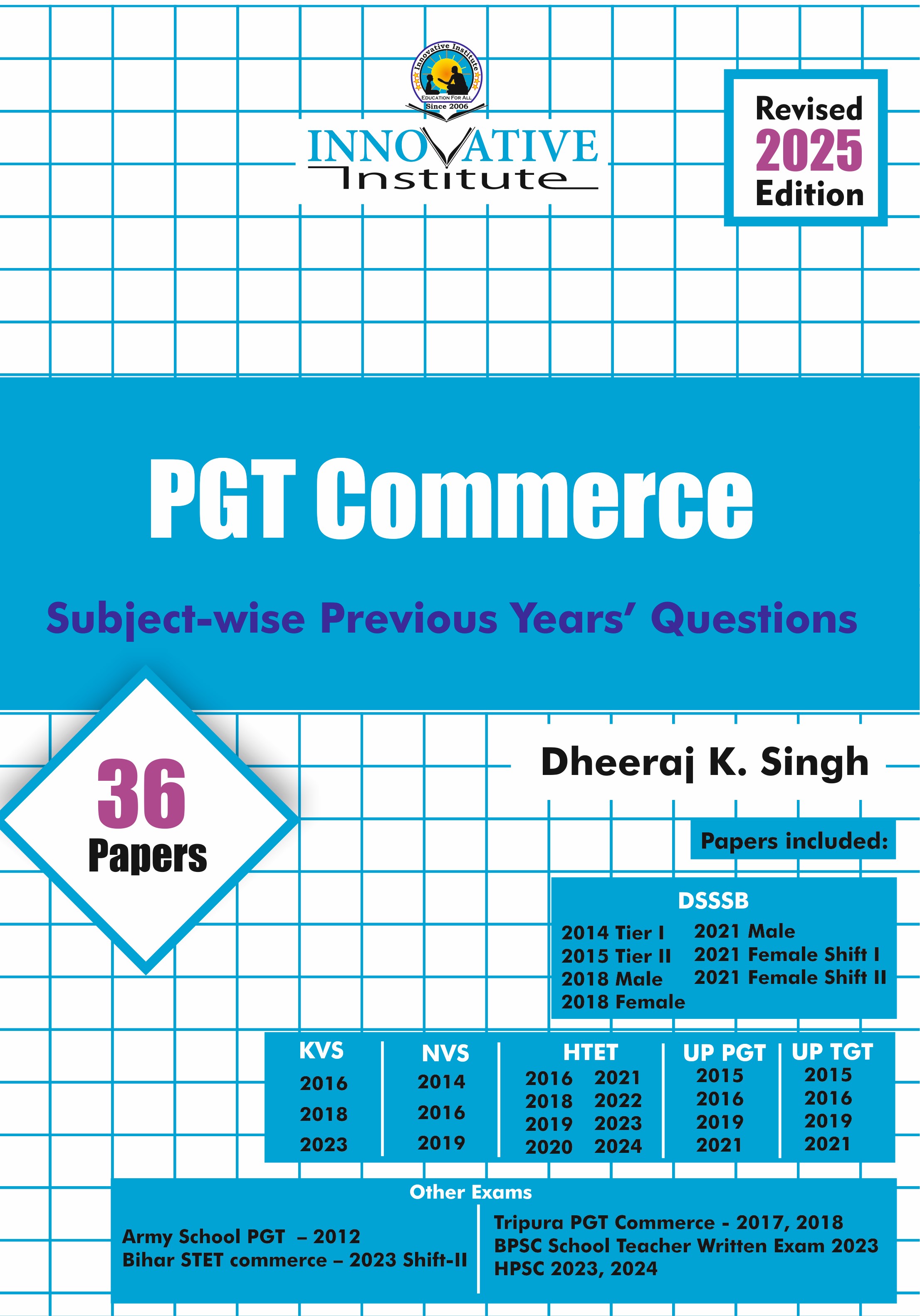PGT Commerce Suject-wise Previous Year's Questons
