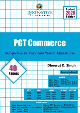 PGT Commerce Suject-wise Previous Year's Questons