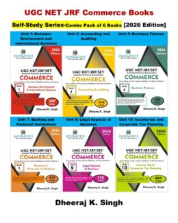 UGC NET JRF Commerce Books - Self Study Series By Dheeraj K. Singh