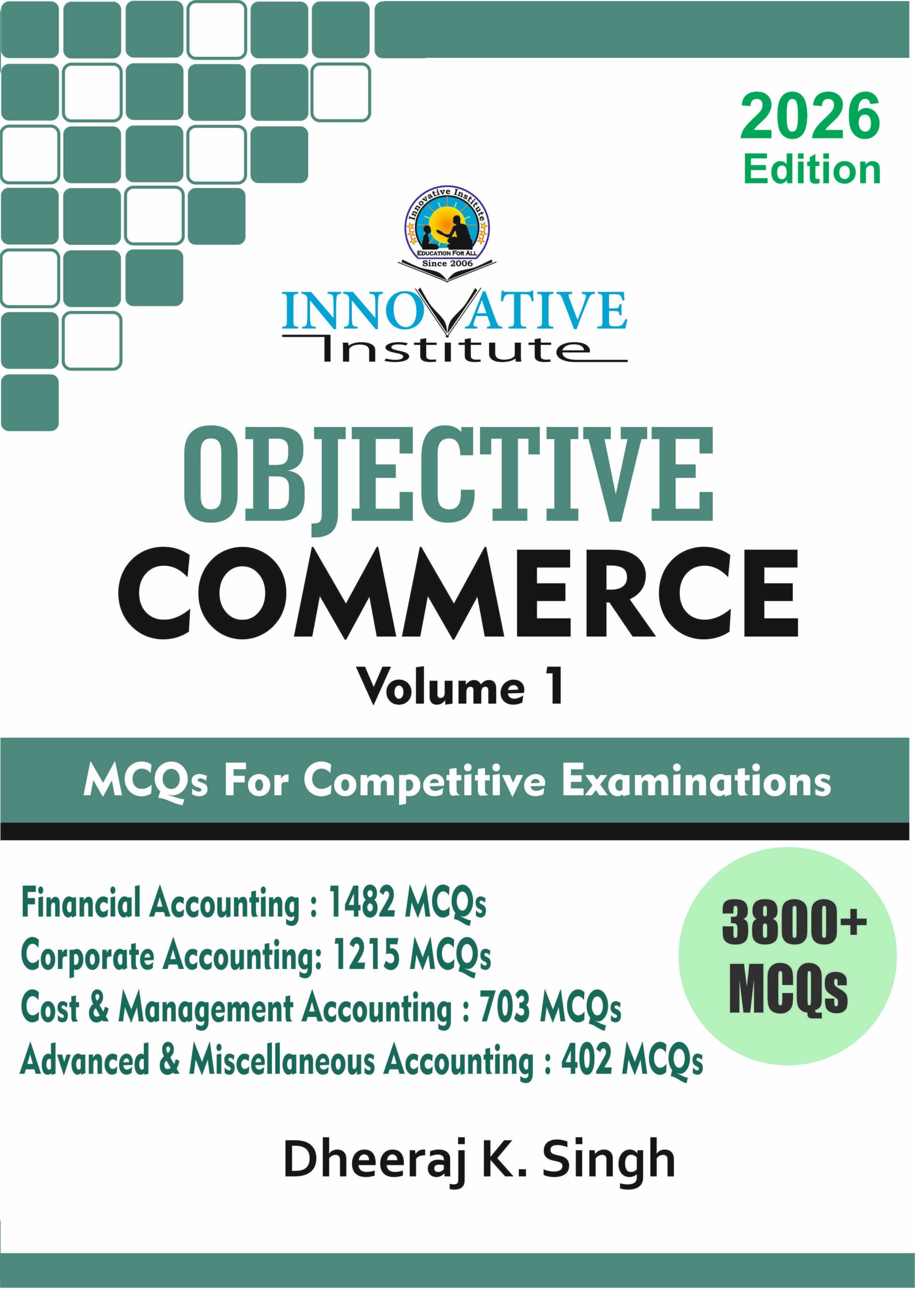 Objective Commerce (MCQs For Competitive Examinations) - Volume 1
